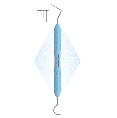 Sonda odontológica periodontal - 23-WHO CP  - ergo denta - dupla / bola