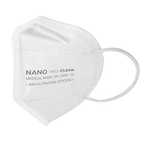 Máscara de proteção sem válvula - Nano Medical - semifacial / para adultos / unissexo