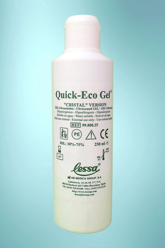 Gel para ultrassom transparente - 9980025 - Lessa