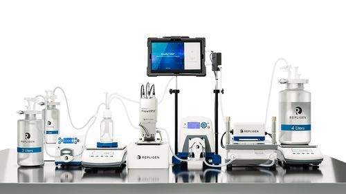Sistema de filtragem fluxo tangencial - KrosFlo® KR2i RPM® - Repligen - por ultrafiltração / de diafiltragem / de laboratório