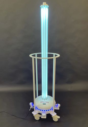 Sistema de desinfecção para ambulâncias - Spectra 360°Antimagnetic  - Grizzly Robotics - UV-C / móvel / portátil