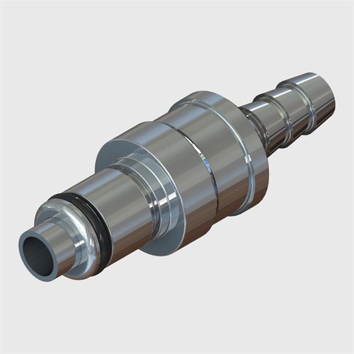 Acoplamento para o setor médico - E-Q4V-PB-3-SS-V - The West Group Ltd - em aço inoxidável / em material plástico
