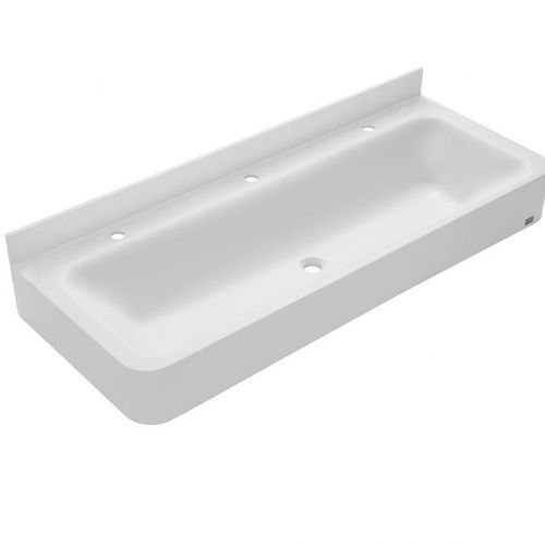 Pia para zona de higiene - TR1300GW-510B - NOAS Sweden - com 3 postos / em Corian®