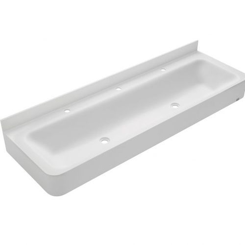 Pia para zona de higiene - TR1600GW-510B - NOAS Sweden - com 3 postos / em Corian®