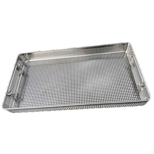 Bandeja de esterilização para instrumentos - HX-ISC/S - Jiangsu Huaxi Medical Equipment - perfurada / em aço inoxidável