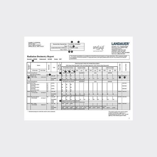Software de análise - Radiation Dosimetry - LANDAUER - de gestão de relatório de cliente / de controle / de criação de laudos