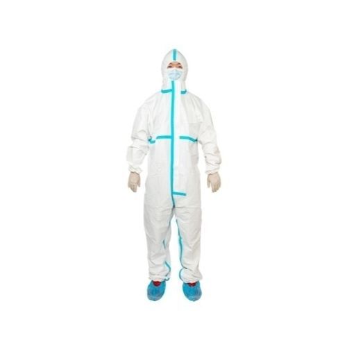 Macacão de proteção unissexo - Allmed Medical Products - descartável / respirável / em não tecido