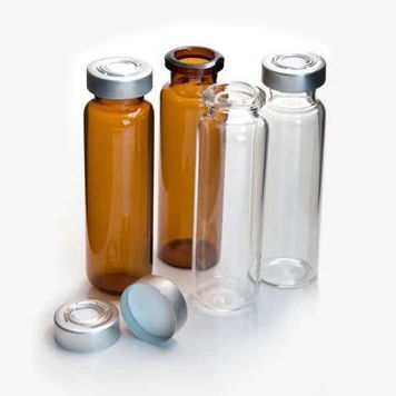 Vial para cromatografia gasosa (GC) - 20mm - ZHEJIANG AIJIREN TECHNOLOGY INC. - em vidro / com fundo redondo / com tampa