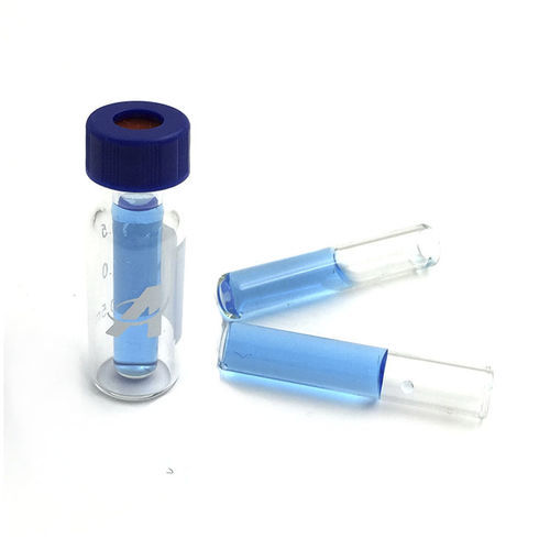 Vial para HPLC - Flat Bottom Micro-Inserts - ZHEJIANG AIJIREN TECHNOLOGY INC. - para cromatografia gasosa (GC) / em vidro / com tampa de rosca