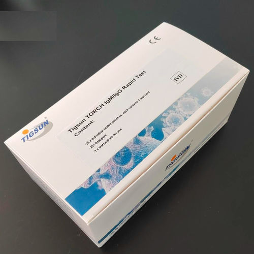 Teste rápido de infecções de TORCH - Beijing Tigsun Diagnostics Co,.Ltd. - de IgG / de imunoglobulinas M / de vírus do herpes simples
