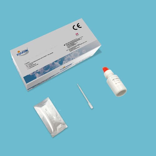 Teste rápido para doenças respiratórias - 5-in-ONE - Beijing Tigsun Diagnostics Co,.Ltd. - de clamídia / de antígeno / de IgG