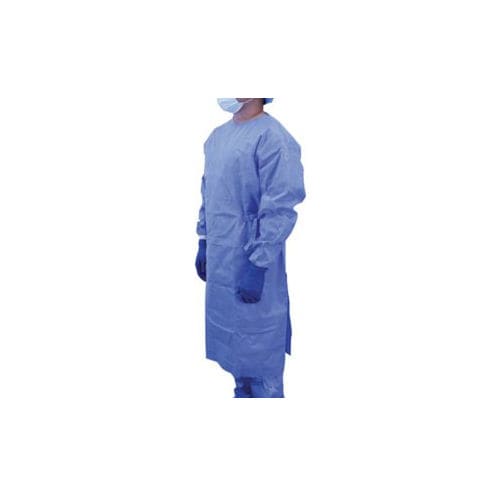 Capote cirúrgico unissexo - MedZon Health - estéril / azul