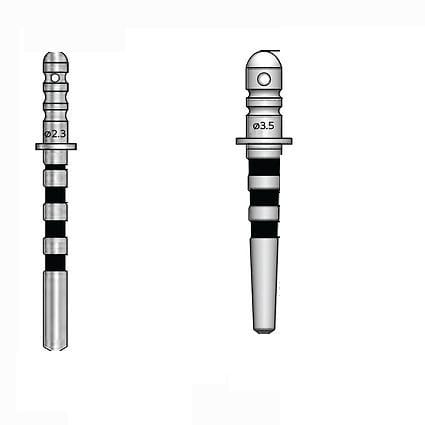 Medidor de profundidade de implante para implantodontia - Teetanium ®  - Medibrex - reto / em titânio