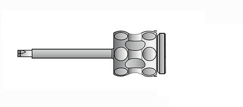 Chave de parafusos odontológica para pilares de implantes - Teetanium ®  - Medibrex - para peças de mão / hexagonal / sem cabo
