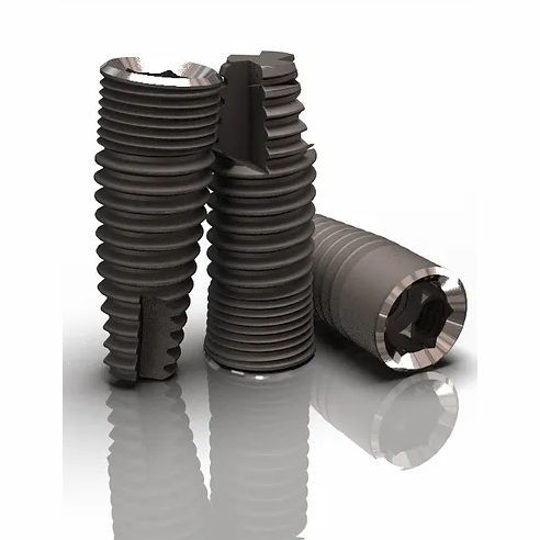 Implante dentário cilíndrico - Teetanium ®   - Medibrex - em titânio / interno / cônico
