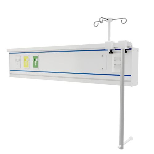 Régua de gases medicinais de parede - T230 - Tecno Diseño SAS - horizontal / modular / para serviço de cuidados intensivos
