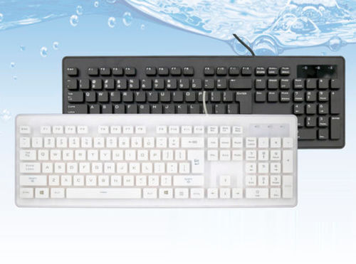 Teclado hospitalar com teclado numérico - ATM-PK107BL - Shezhen AITmon Technology Co,.Ltd - em silicone / lavável / USB