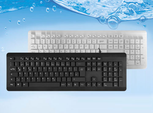 Teclado hospitalar com teclado numérico - ATM-PK103 - Shezhen AITmon Technology Co,.Ltd - em silicone / lavável / USB