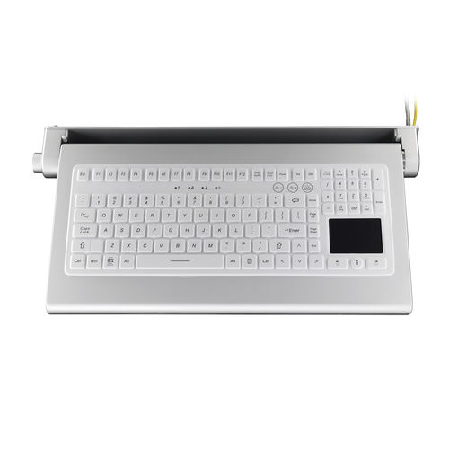 Teclado hospitalar com touchpad - ATM-ORK01 - Shezhen AITmon Technology Co,.Ltd - com teclado numérico / internacional / em silicone