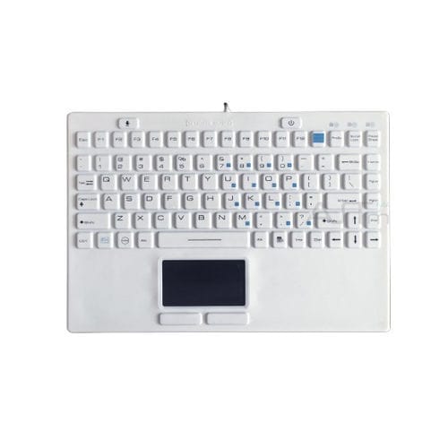 Teclado hospitalar com touchpad - ATM-SK408T - Shezhen AITmon Technology Co,.Ltd - com teclado numérico / em silicone / lavável