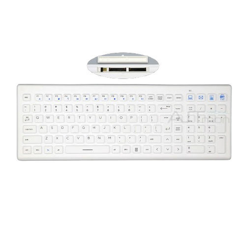 Teclado hospitalar com teclado numérico - ATM-SK416W - Shezhen AITmon Technology Co,.Ltd - em silicone / lavável / sem fio