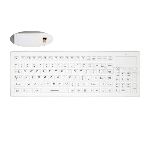 Teclado hospitalar com teclado numérico - ATM-SK417W - Shezhen AITmon Technology Co,.Ltd - em silicone / lavável / sem fio