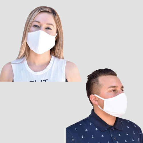 Máscara de proteção em algodão - AlignMed® - respirável / lavável / reutilizável
