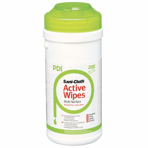 Lenços umedecidos para pisos e outras superfícies - Sani-Cloth® Active - PDI International - emb. 200 unidades