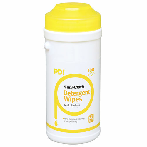 Lenços umedecidos para pisos e outras superfícies - Sani-Cloth® Detergent - PDI International - emb. 100 unidades