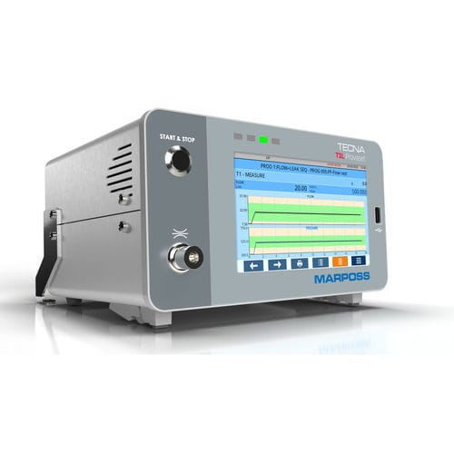 Testador de estanqueidade de fluxo - TECNA T3LPF - MARPOSS - para dispositivos médicos / para a indústria farmacêutica / para embalagens