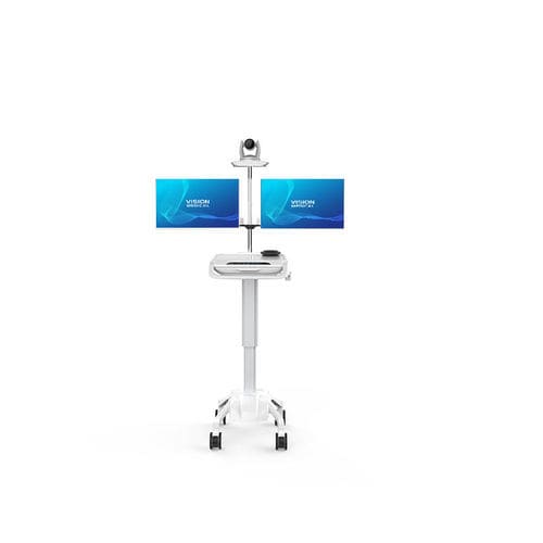 Carrinho para computador médico-hospitalar - VT007-19 - Dongguan Vision Technology Co., Ltd. - para tablet / com altura regulável / modular
