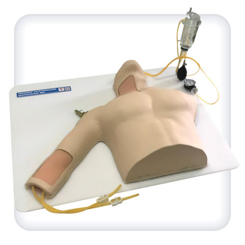 Simulador de cateterismo intravenoso - M1129 - SATC solution - para procedimentos de emergência médica / de anatomia / de parte superior do corpo
