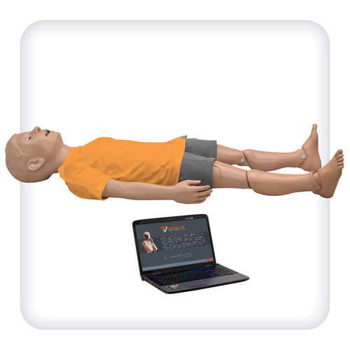 Simulador de paciente de primeiros socorros - Tony-06 - SATC solution - para procedimentos de emergência médica / de corpo inteiro / móvel