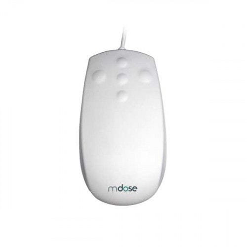 Mouse hospitalar USB - 73.004 - Mdose - com roda de rolagem / em silicone / antibacteriano