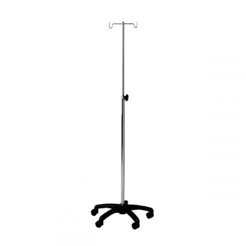 Suporte para soro com rodízios - 53934 - Mdose - 2 ganchos / em inox