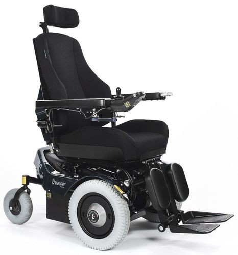Cadeira de rodas elétrica - F380 - Balder® - para ambientes externos / para ambiente interno / reclinável