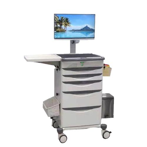 Carrinho para computador médico-hospitalar - TC1208C - Bellamoon Medical - móvel / com gavetas