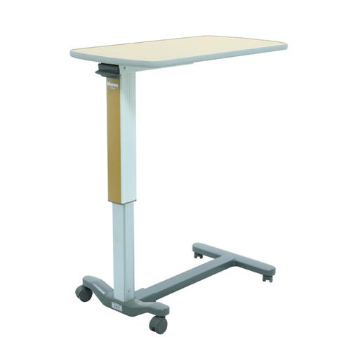 Mesa de refeição de altura regulável - PT6001A - Bellamoon Medical - com rodízios
