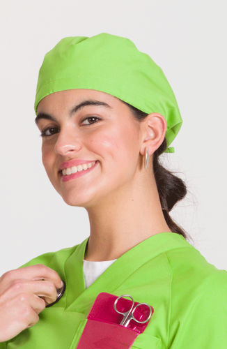 Gorro hospitalar ajustável - 589 - Norvil - em poliéster / em algodão / lavável