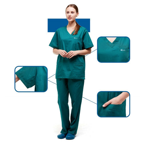 Camisa hospitalar unissexo - Nanning Tecbod Biological Technology - lavável / antiestática / antimicrobiana