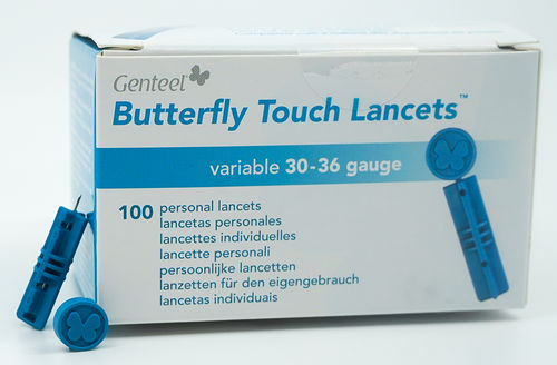 Lanceta de segurança - Butterfly  - Genteel - estéril
