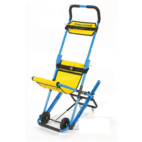 Cadeira de resgate para ambiente interno - 300H MK5 - Evac+Chair International - para ambiente externo / dobrável / com rodízios