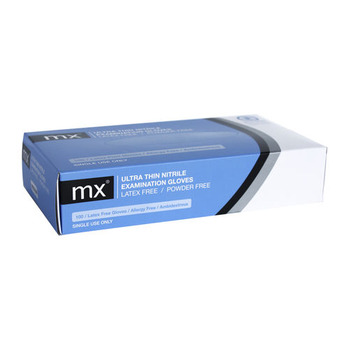 Luvas nitrílicas - Medinox - sem látex / hospitalar / sem pó