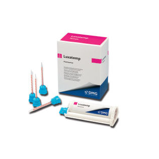 Material dentário em resina acrílica - Luxatemp Fluorescence - DMG America - para restauração dentária / para coroas dentárias / para pontes dentárias