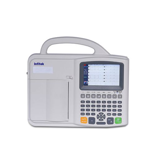 Eletrocardiógrafo para ECG em repouso - ECG-E6 - Infitek - 6 canais / digital / com impressora