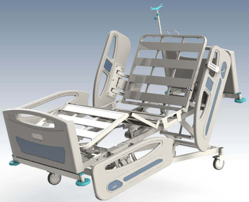 Cama para hospital - NPR 104-60 - Nuprom - para internação domiciliar / para permanência prolongada / elétrica