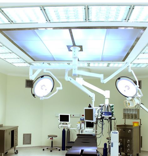 Módulo de fluxo laminar para salas limpas - NPR LAF1 - Nuprom - para sala de cirurgia / de teto / vertical