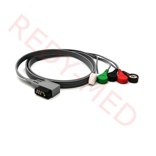 Cabo de ECG para holter cardíaco - VC204SA-004 - Shenzhen Redy-Med Technology Co.,Ltd - 5 vias / 4 terminais