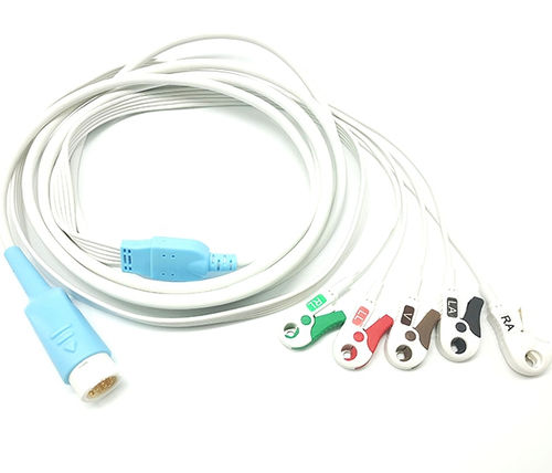 Cabo de ECG de 3 fios - EL103SA-085 - Shenzhen Redy-Med Technology Co.,Ltd - 5 vias
