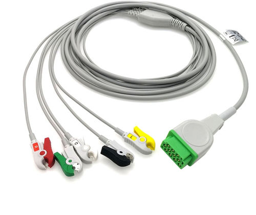 Cabo de ECG de 3 fios - EC203SA-086 - Shenzhen Redy-Med Technology Co.,Ltd - 5 vias
